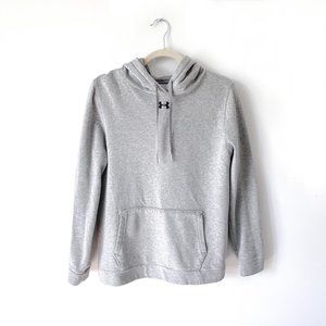 UA Under Armour Women's Grey Pullover Hoodie Sweatshirt